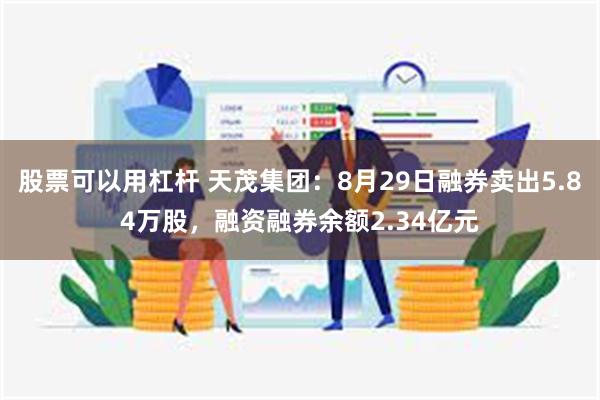 股票可以用杠杆 天茂集团：8月29日融券卖出5.84万股，融资融券余额2.34亿元